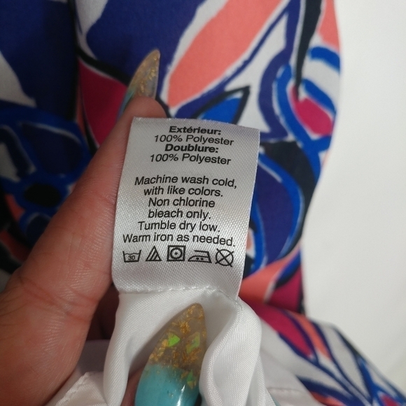 J. Crew Lace Up Butterfly Floral Printed Dress - Picture 11 of 12